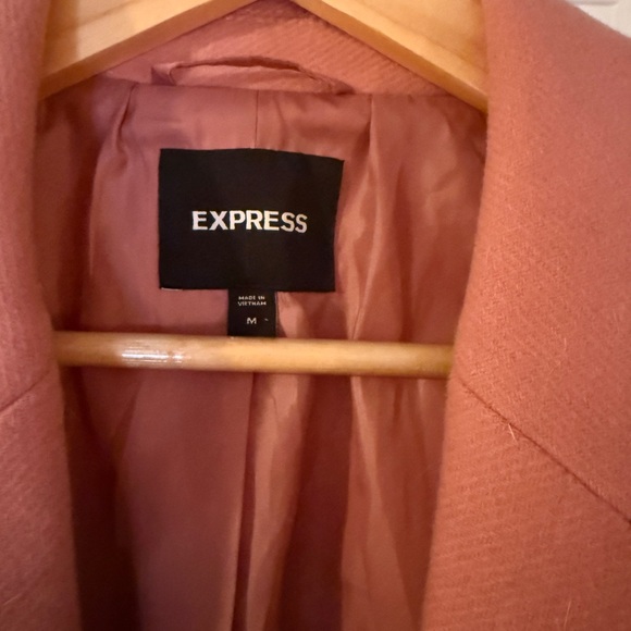 Express Pink Trench Coat for Women - Picture 2 of 3